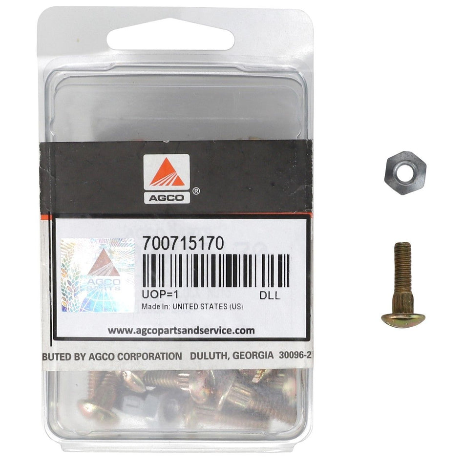 Nuts & Bolt, 5.55mmx19.05mm, 25 pairs