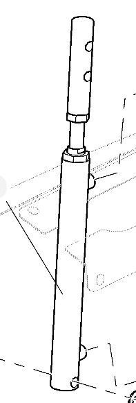 Reel Lift ram 1-1/2" Bore x 11" Stroke