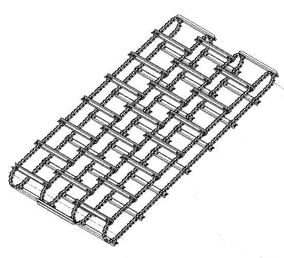 Combine Feeder House Chain Assembly