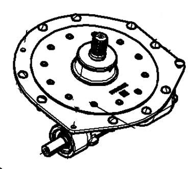 Gearbox - grain bin unloader drive