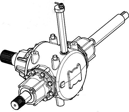 Fendt Ideal right rotor gearbox(2 speed)